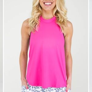 Kiava Pink Tie Back Halter Top